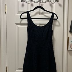 Blue Patterned Dress