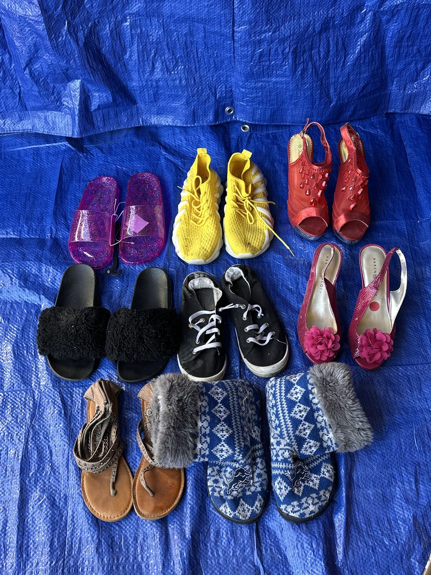 8 Pairs Used Shoe Lot