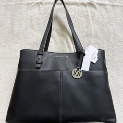 Liz Claiborne Irene Work Tote (Black) - NEW WITH TAGS