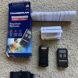 Genie & Chamberlain Keychain Garage Door Remotes