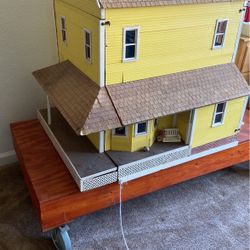 Vintage Two Story Doll House- Little Girls Dream