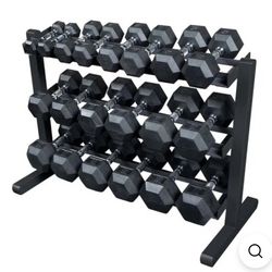 💥NEW Dumbbell Set W/ Rack - 5 - 50 Lbs $749!!!