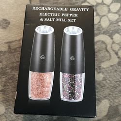 Rechargeable Electric Salt & Pepper Grinder Set – NEW