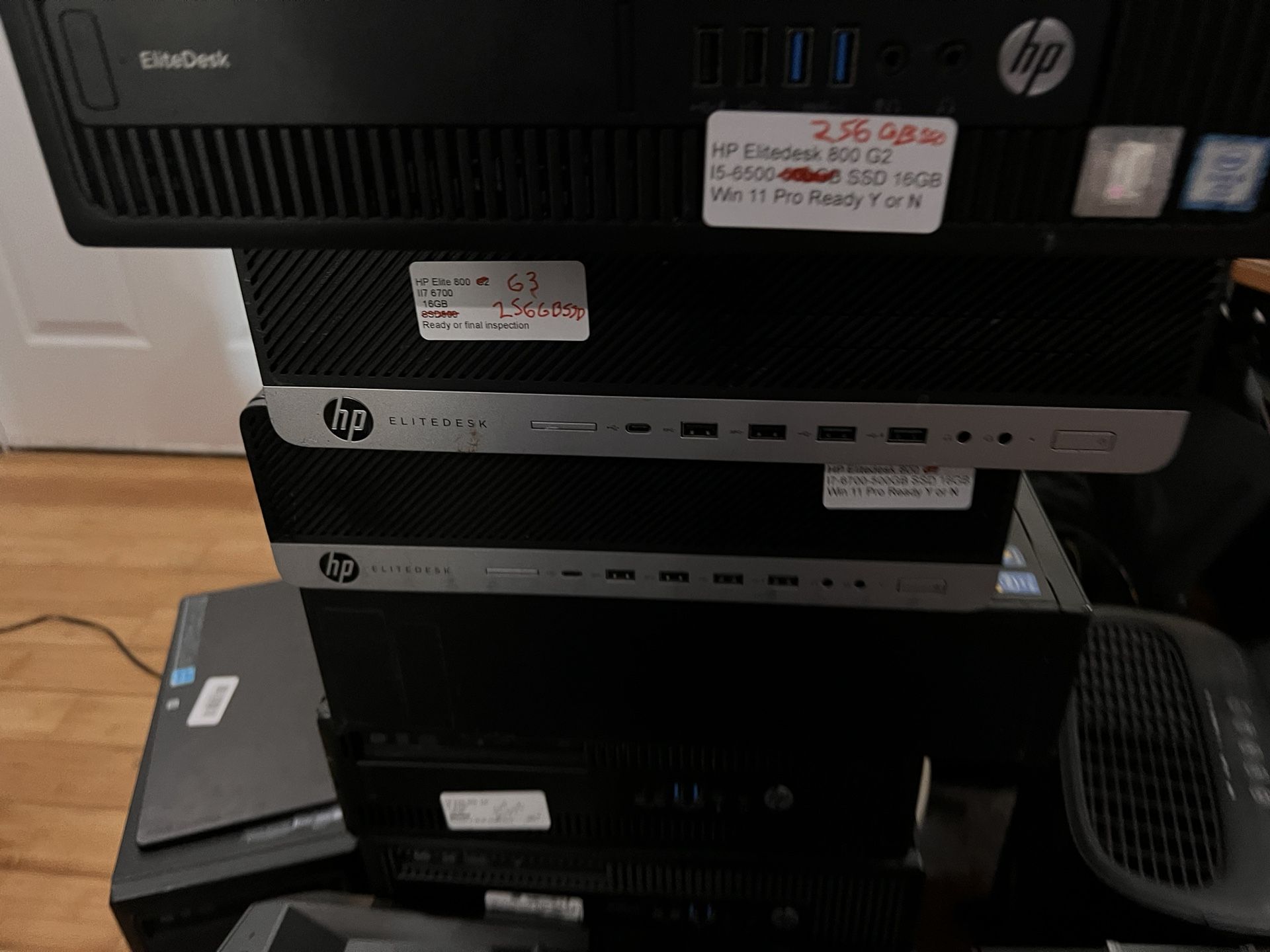 HP Elite 800 G3, I7 6700, 16GB, 500GB SSD