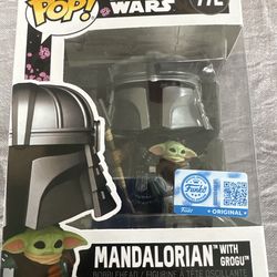 x8 - Star Wars Funko Pop Mandalorian w/ Grogu #772 (Multiple Available / Bundle Deals)