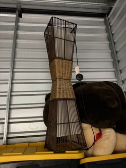 Wicker and Rattan Pendant Light Shade