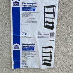 5 tier shelving unit