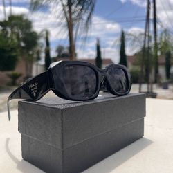 Black designer sunglasses