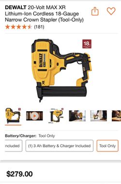 DEWALT 18G Floor Stapler/finish Nailer