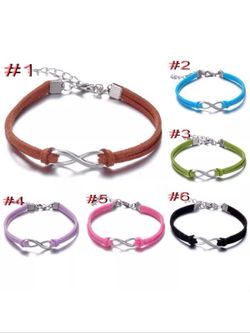 Infinity bracelets
