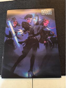 K-pop demon hunters 3d poster board 16x12