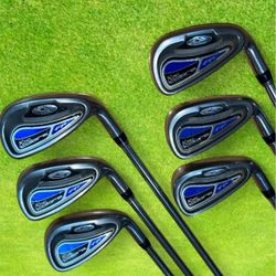 Cobra King Cobra FP iron set (4-6,8,9,P) + Cobra Golf Pride Grips #Golf #GolfClub #IronSet
