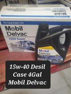 Mobile delvac 15w40 Desil Case 4Gal
