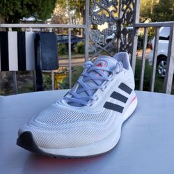 (Size-9) like new adidas Supernova W White Gray Pink Bounce Boost Women Running Shoes FV6020
