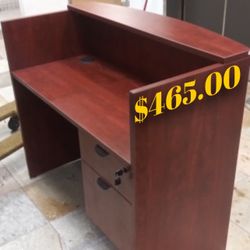 Reception Desk. $299 / File Unit $170. Different Colors And Different Options And Different Sizes.