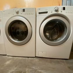 🍂SET WASHER AND DRYER LG WHITE🍂✔️SIDE BY SIDE-STACKABLE ✔️🆓️FREE DELIVERY🆓️