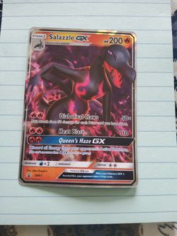 Salazzle GX Pokemon Card