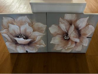 Pink wall decor