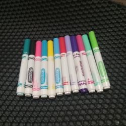 12 Pastel Colored Crayola Markers