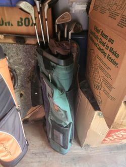 Golf Clubs And Bag