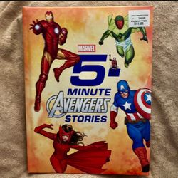 Disney 5 Minute Stories MARVEL AVENGERS Book