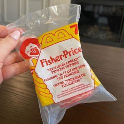 McDonald's Happy Meal Fisher-Price Once Upon A Dream Princess #7 1995 NWT 6"