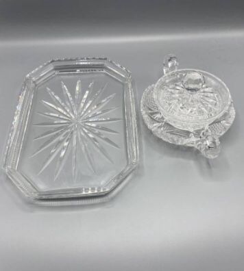 vintage 3 Pc Glass Silverware