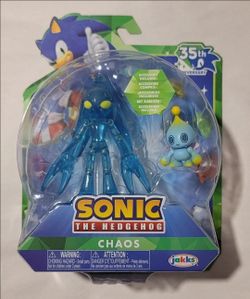 Sonic 35th Anniversary Chaos with Chao 4.75" Figure w 13 Points of Articulation