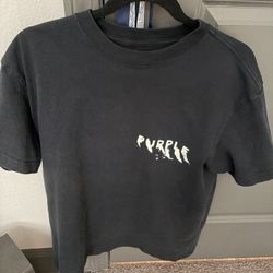 Purple Brand Black And White Graffiti Shirt 