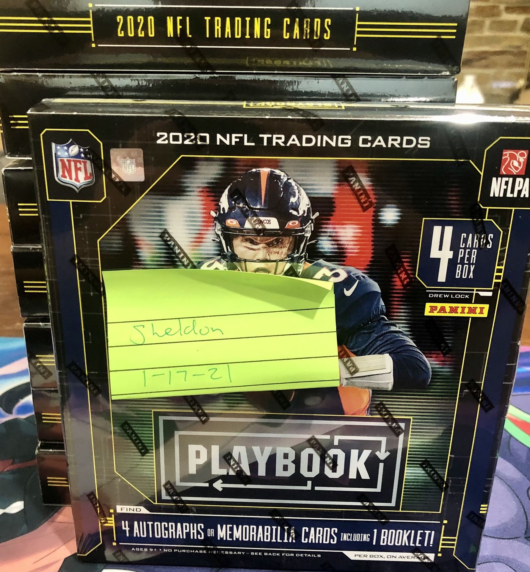 2020 Panini Playbook Hobby Box Football Trading Cards