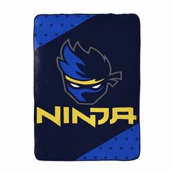 Ninja “Game Time” Kids Plush Blanket