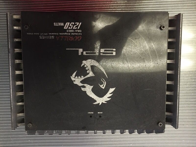 Spl gorilla series 1250 watt amp