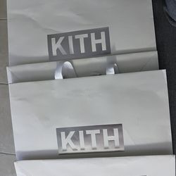 2 KITH Large Shopping Bags – Excellent Condition