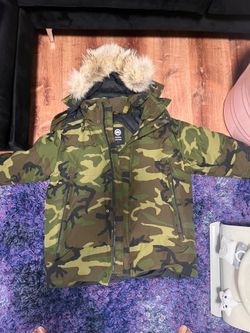Camo Canada Goose with Fur