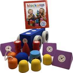Blockaroo Magnetic Foam Building Blocks - 13-Piece Roadster Set Like New