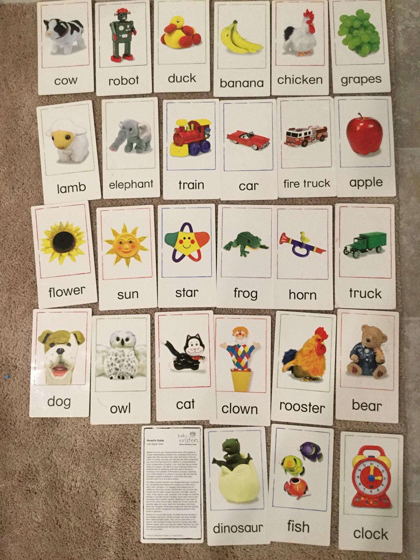 Baby Einstein Numbers And Shapes Discovery Cards