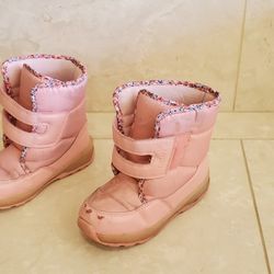 Used Light Up Carter's Girls Snow Boots Size 11M 