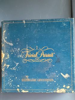 Vintage Original Trivial Pursuit Master Game - Genus Edition