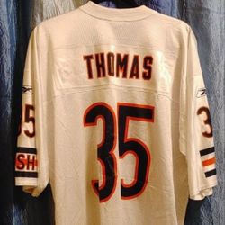 Chicago Bears Size XL Reebok #35 ANTHONY "A-TRAIN" THOMAS AWAY Jersey (Gently Used) EXCELLENT CONDITION!😇Please Read Description.