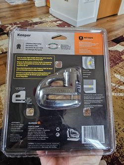 Motorcycle lock.