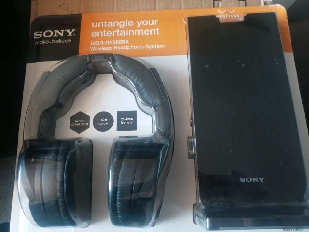 Sony - Headphones - Wireless System