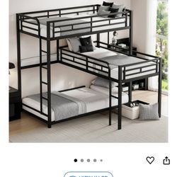3 Bed Bunk Bed For Kids. 