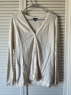 Cream buttoned up cardigan