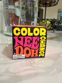 Pink color changing Needoh authentic