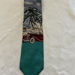 Vintage ROBERT TALBOTT For NORDSTROM TIE,Like New, Beach Scene
