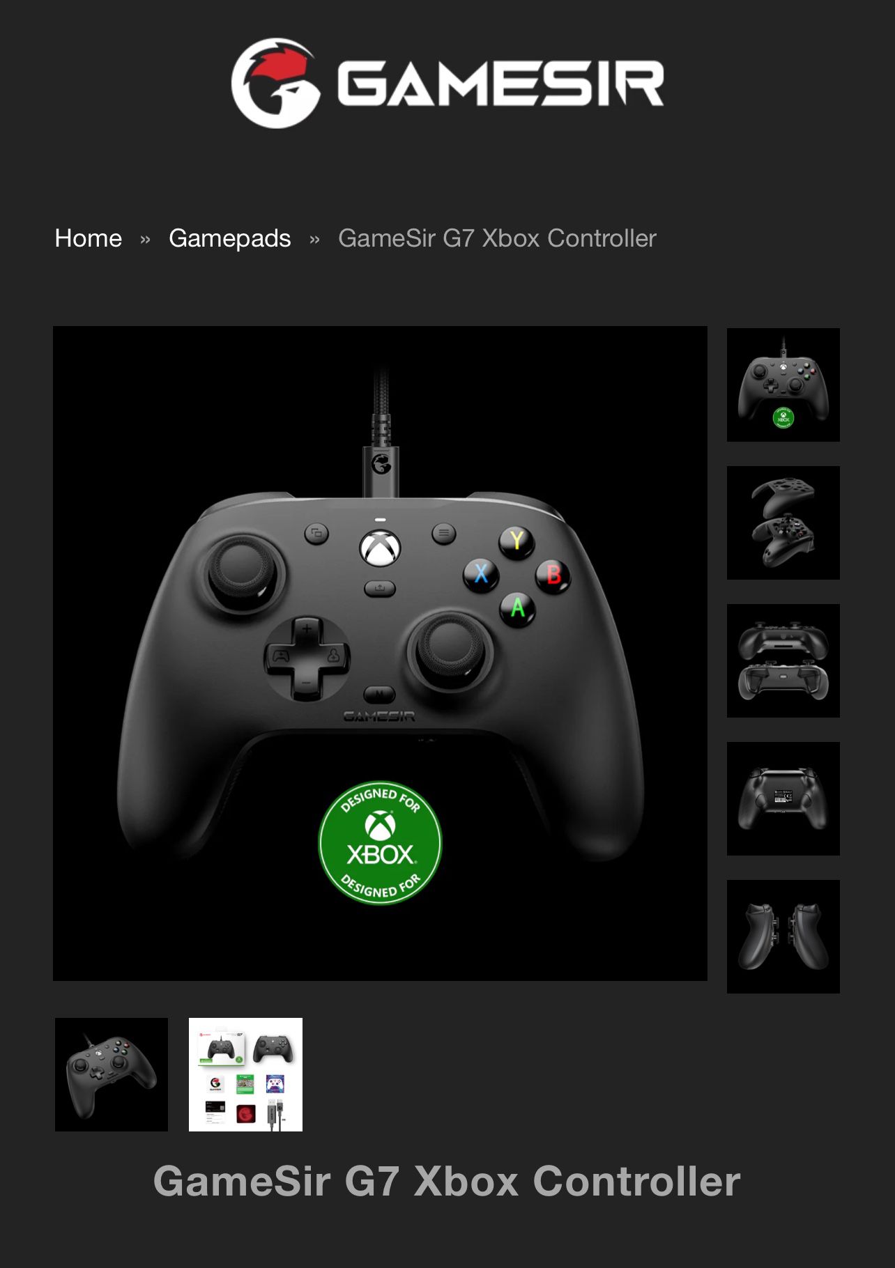 Gamesir G7 Xbox Wired Controller 