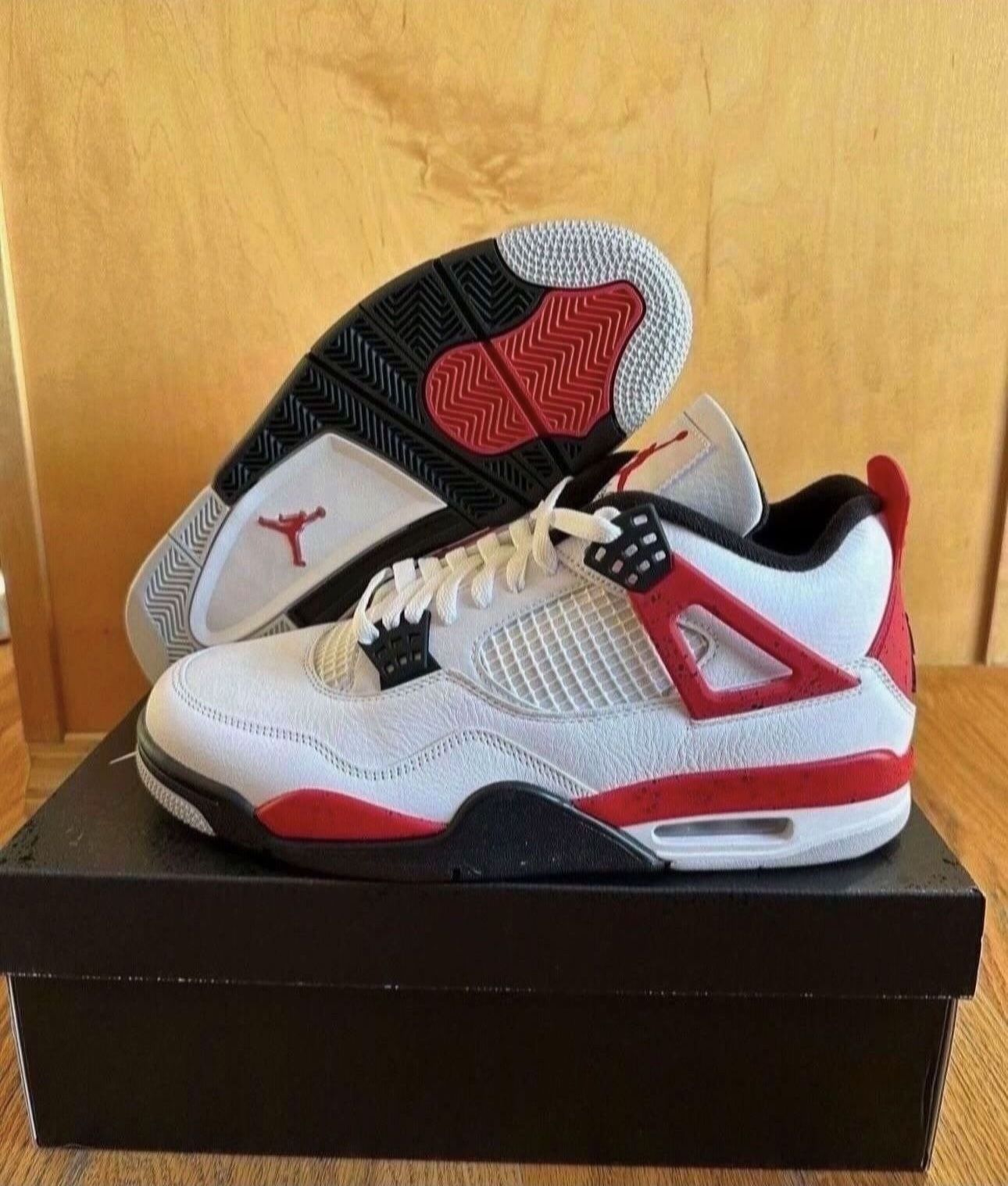 Air Jordan 4 Retro Red Cement DH6927-161 Size 11 Brand New