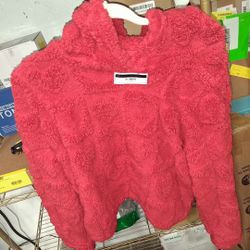 Joyspun Red Sherpa Hoodie