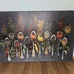 Kitchen Canvas Wall Art  (39L x 26w)