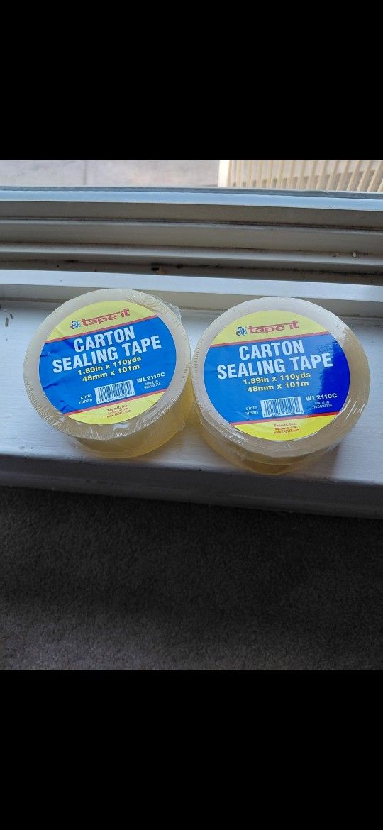 Carton Sealing Tape (2) Rolls $5 NE Philly